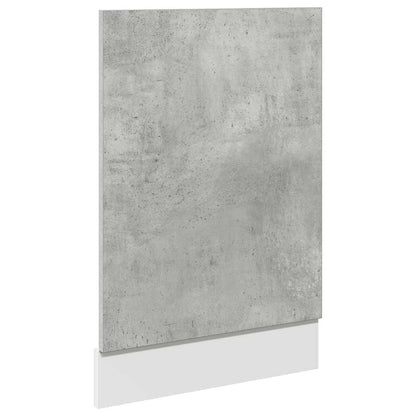 7 Piece Kitchen Cabinet Set Lyon Concrete Grey Engineered Wood