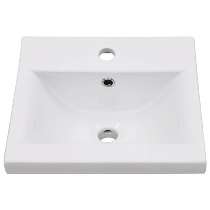 5 Piece Bathroom Furniture Set Concrete Grey Engineered Wood