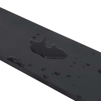 Rubber Edge for Snow Plow Black 120x8x1 cm