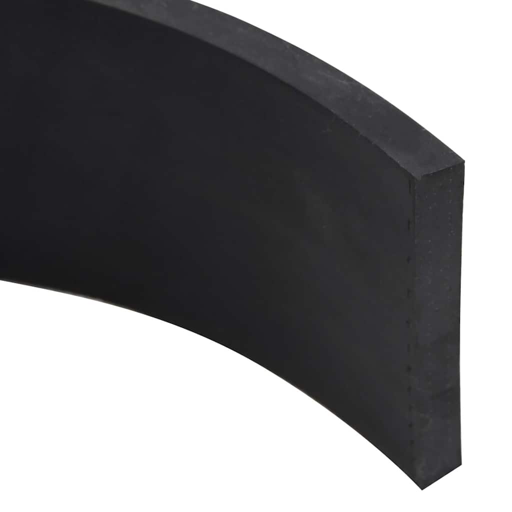 Rubber Edge for Snow Plow Black 150x8x1 cm