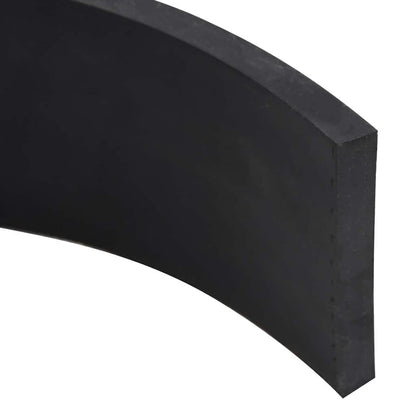 Rubber Edge for Snow Plow Black 150x8x1 cm