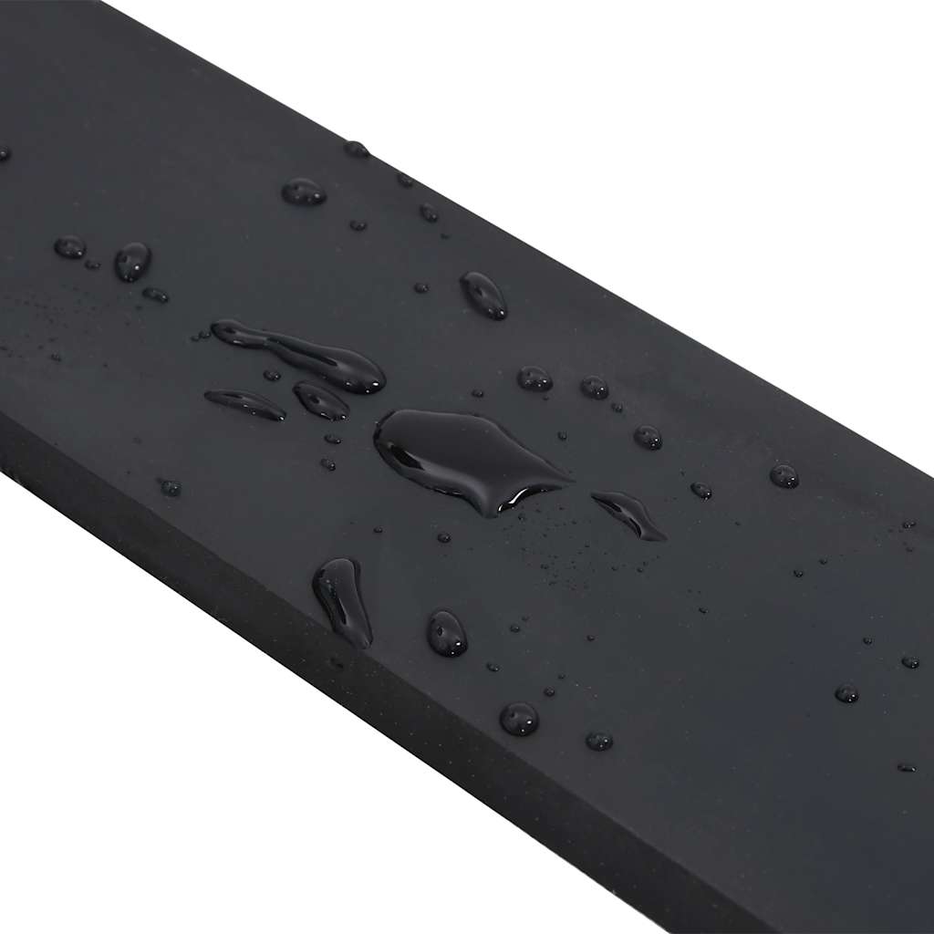 Rubber Edge for Snow Plow Black 150x10x1 cm