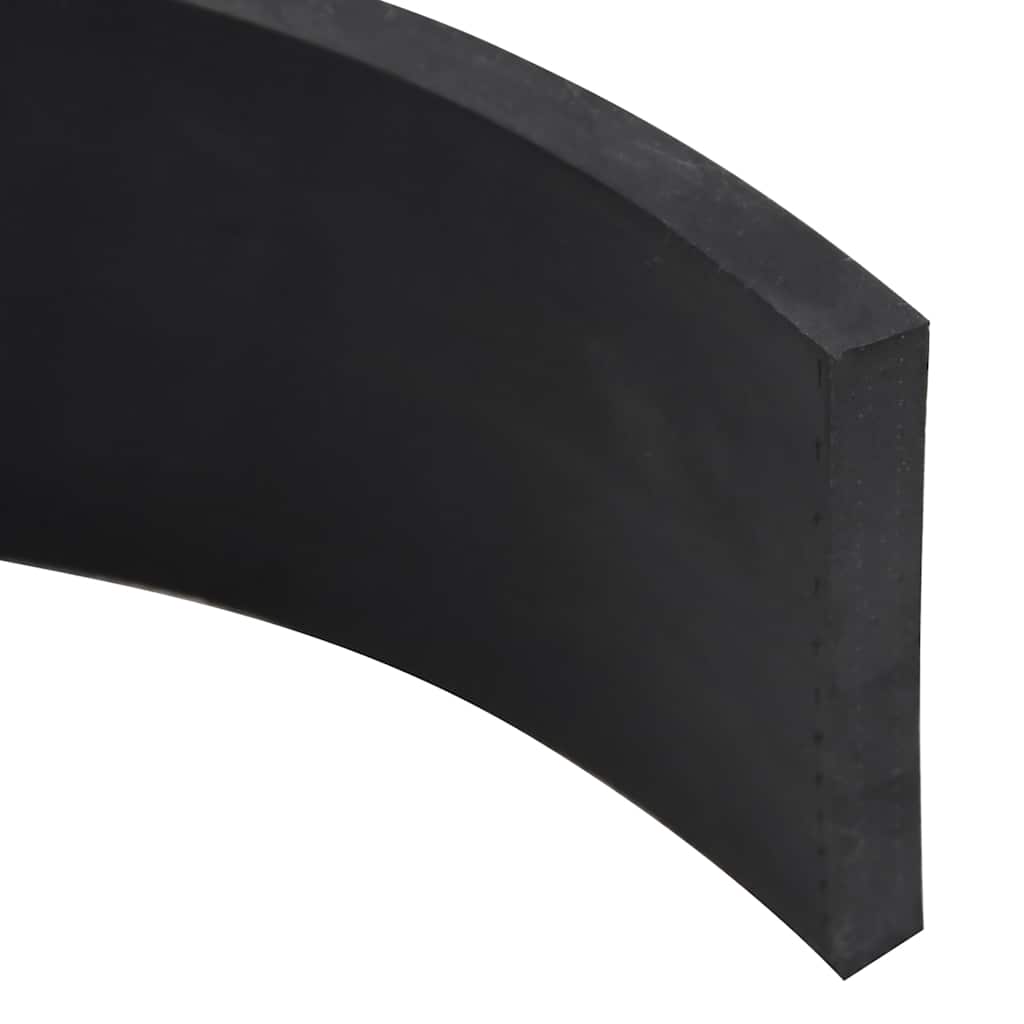 Rubber Edge for Snow Plow Black 200x10x1 cm