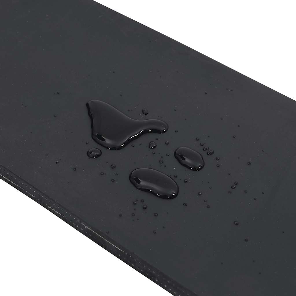 Rubber Edge for Snow Plow Black 100x15x1 cm