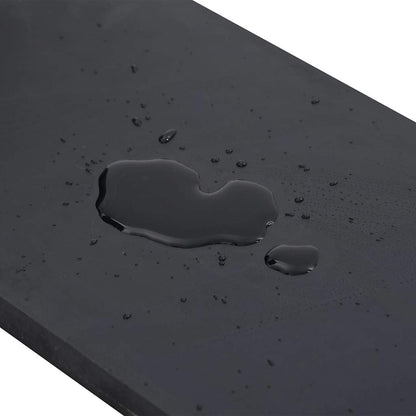 Rubber Edge for Snow Plow Black 180x15x1 cm