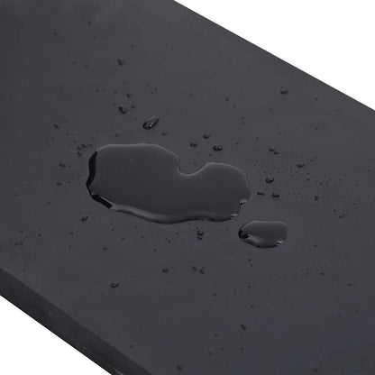Rubber Edge for Snow Plow Black 200x15x1 cm