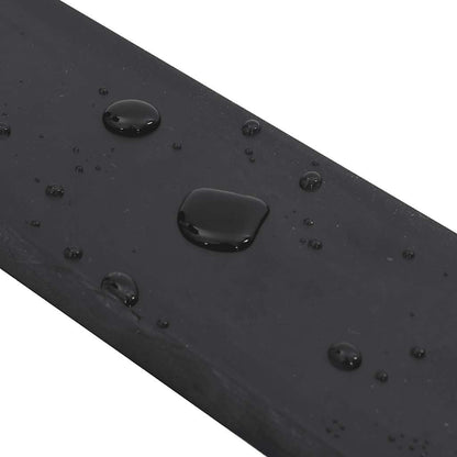 Rubber Edge for Snow Plow Black 180x10x2 cm