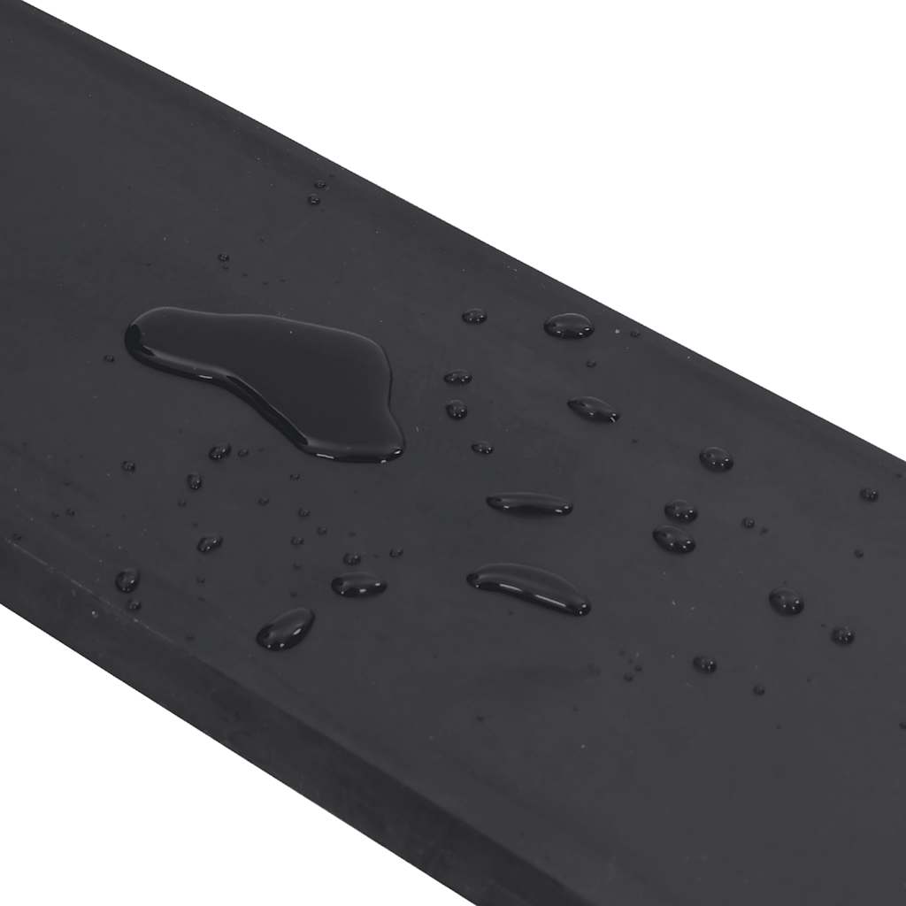 Rubber Edge for Snow Plow Black 250x15x2 cm