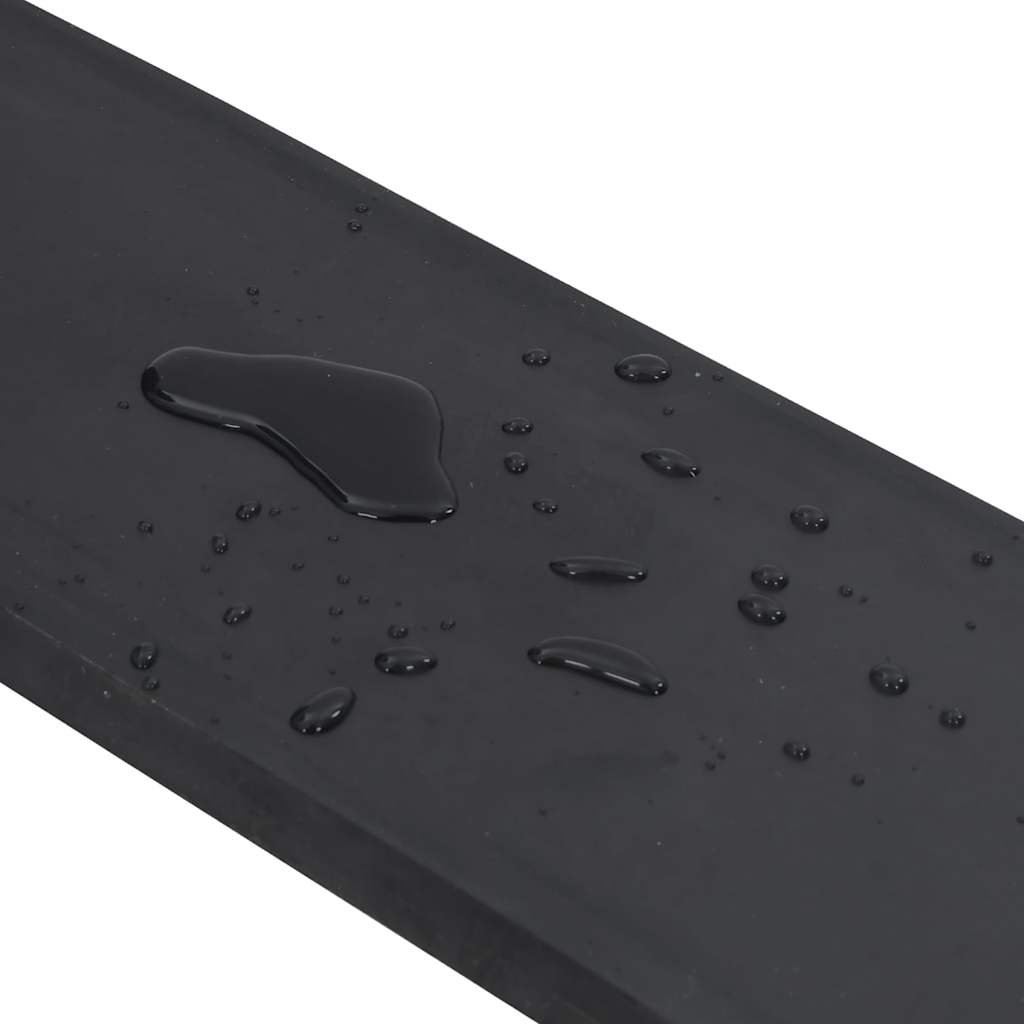 Rubber Edge for Snow Plow Black 300x15x2 cm