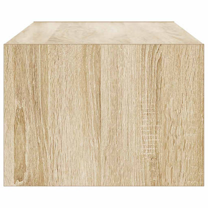 TV Cabinet with LED Lights Sonoma Oak 100X35,5x25 cm