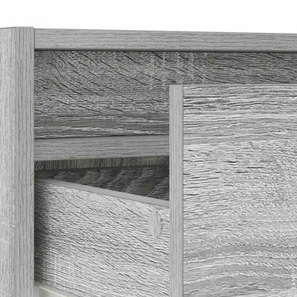 TV Cabinet with LED Lights Grey Sonoma 100X35.5x25 cm