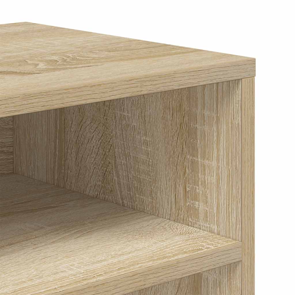 Book Cabinet Sonoma Oak 66x31x80 cm Engineered Wood