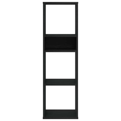 Book Cabinet Black 34x31x112 cm Engineered Wood