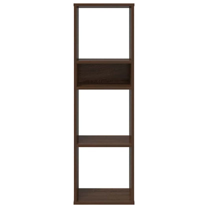 Book Cabinet Brown Oak 34x31x112 cm Engineered Wood