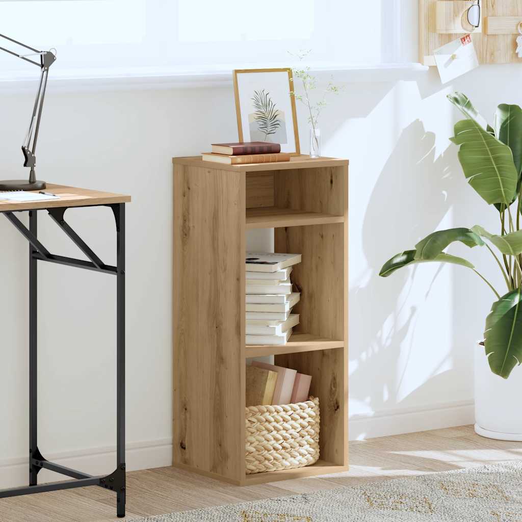 Book Cabinet Artisan Oak 34x31x80 cm Engineered Wood