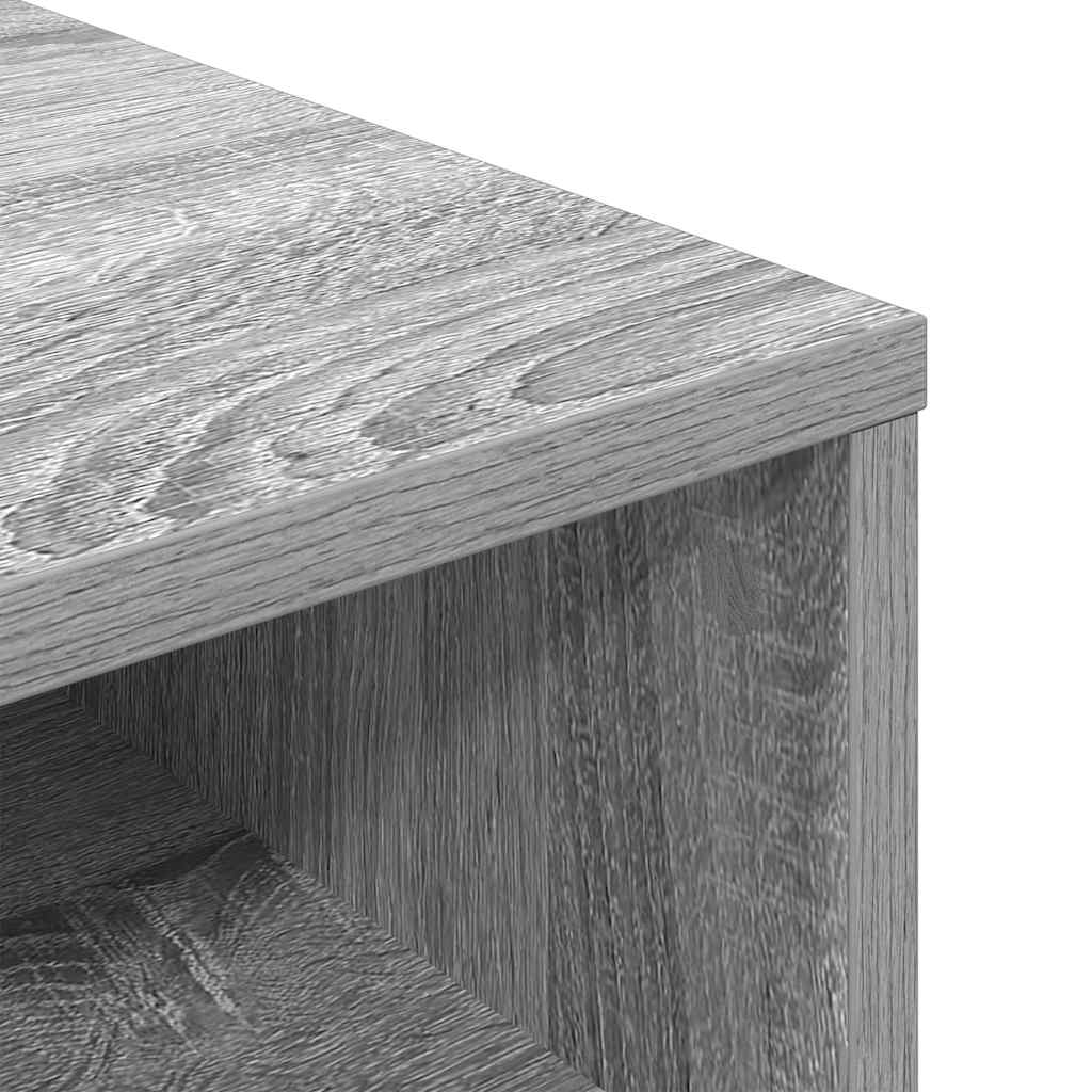 Book Cabinet Grey Sonoma 34x31x80 cm Engineered Wood