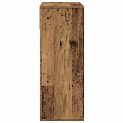 Book Cabinet Old Wood 66x31x80 cm Engineered Wood