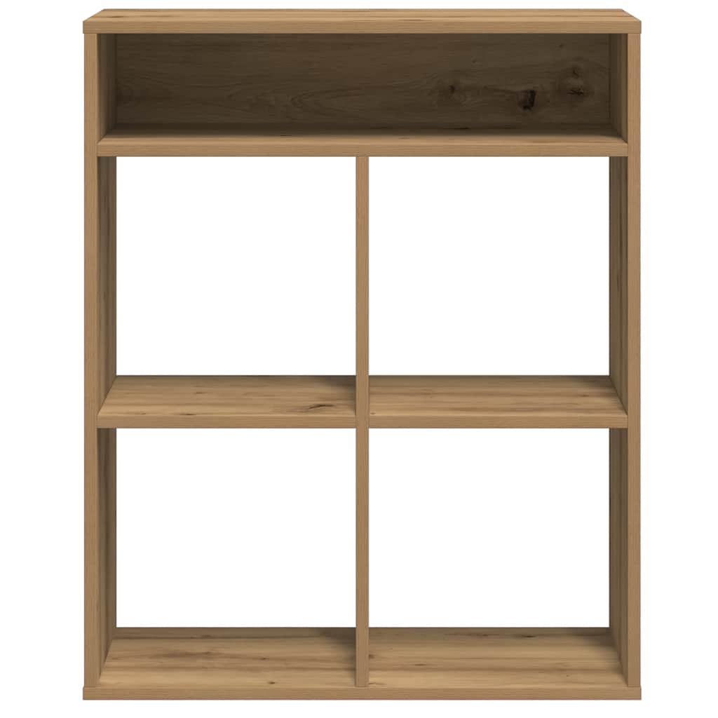 Book Cabinet Artisan Oak 66x31x80 cm Engineered Wood