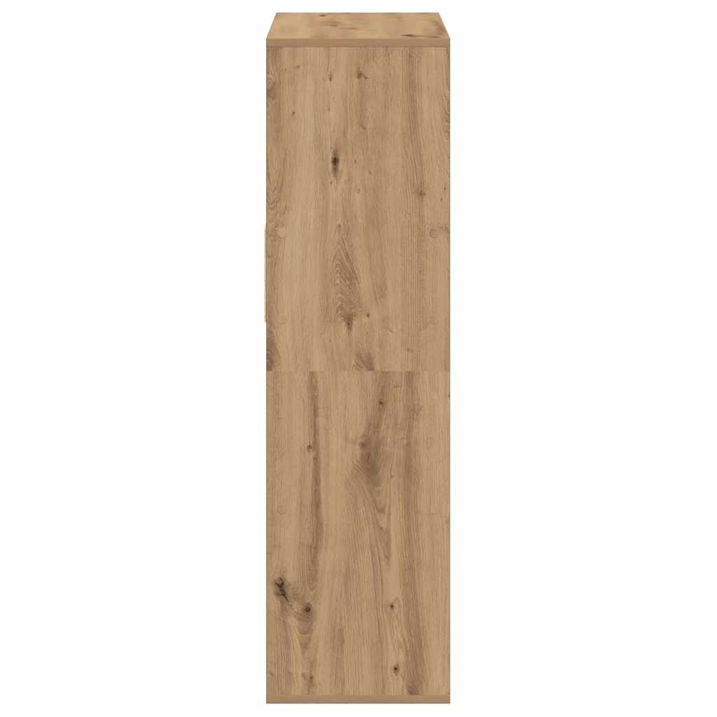 Book Cabinet Artisan Oak 66x31x112 cm Engineered Wood