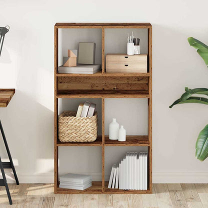 Book Cabinet Old Wood 66x31x112 cm Engineered Wood