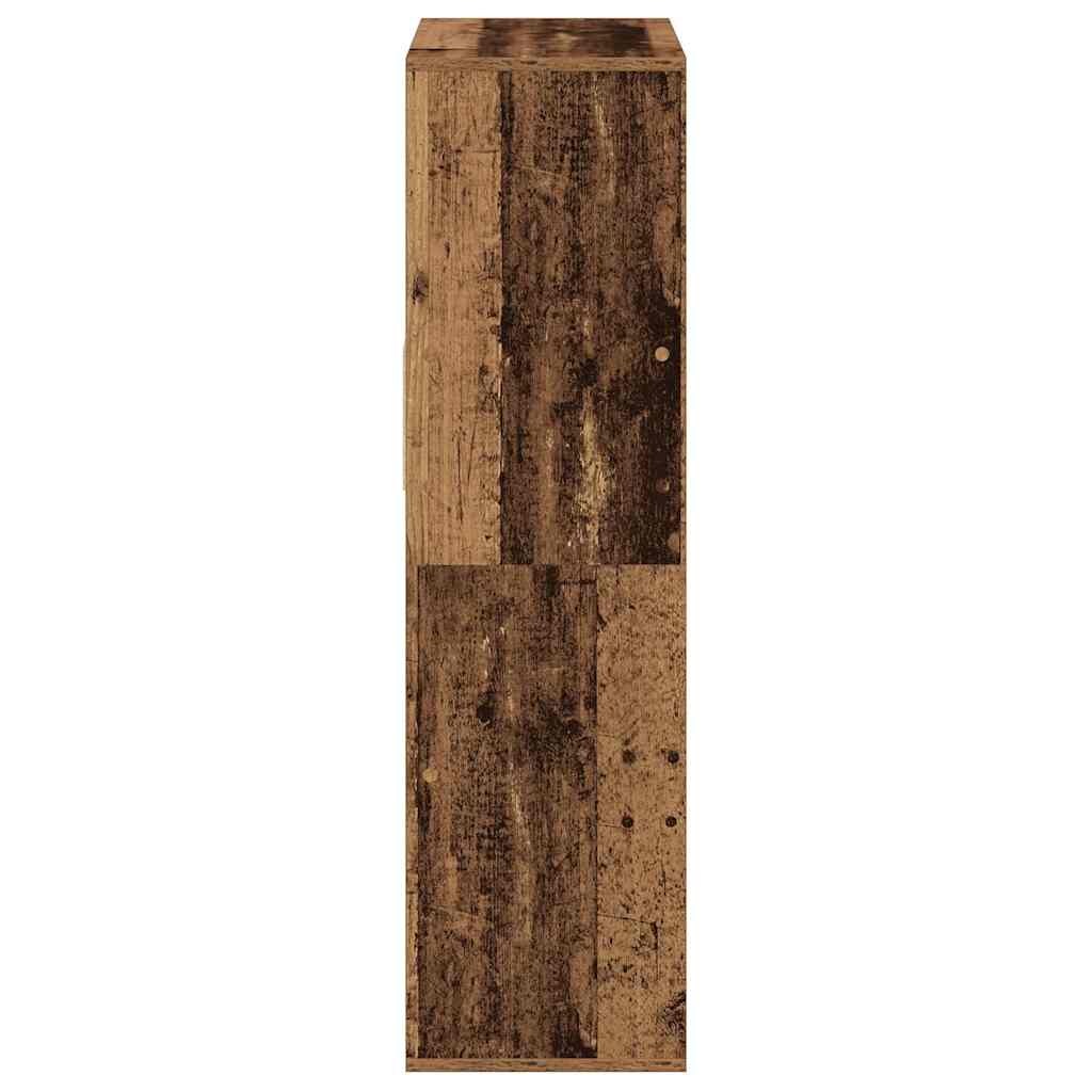 Book Cabinet Old Wood 66x31x112 cm Engineered Wood
