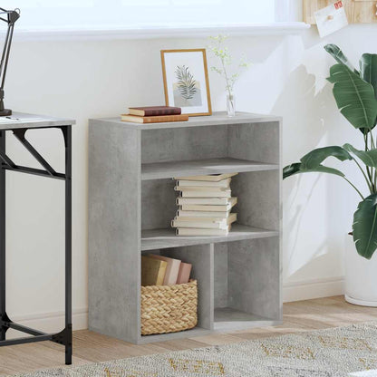 Book Cabinet Concrete Grey 60x30x71,5 cm Engineered Wood