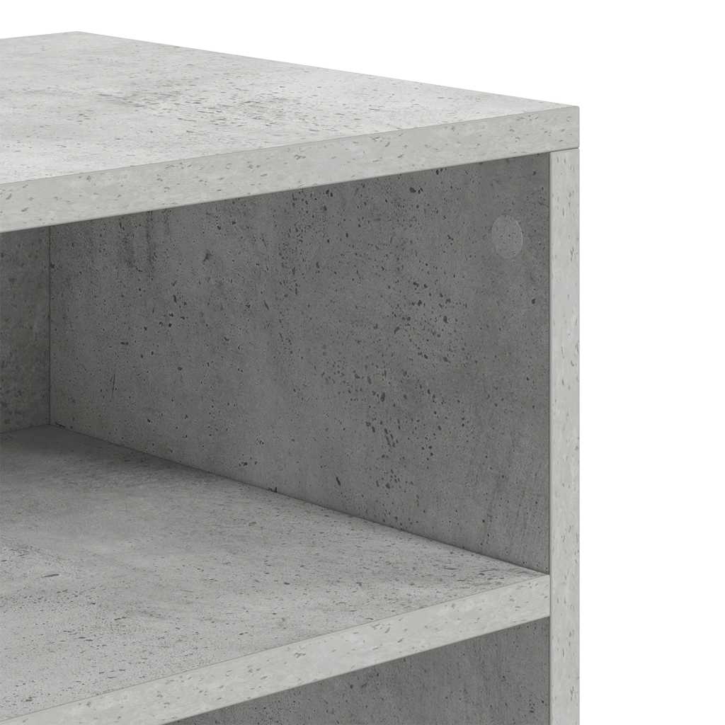 Book Cabinet Concrete Grey 60x30x71,5 cm Engineered Wood