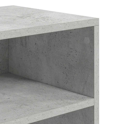 Book Cabinet Concrete Grey 60x30x71,5 cm Engineered Wood