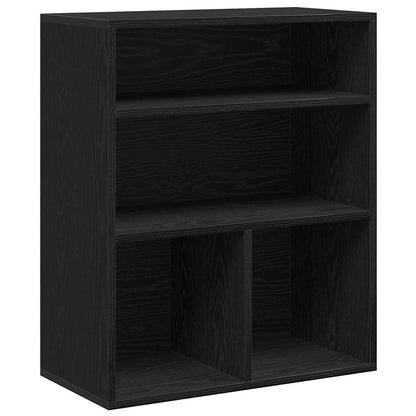 Book Cabinet Black 60x30x71,5 cm Engineered Wood