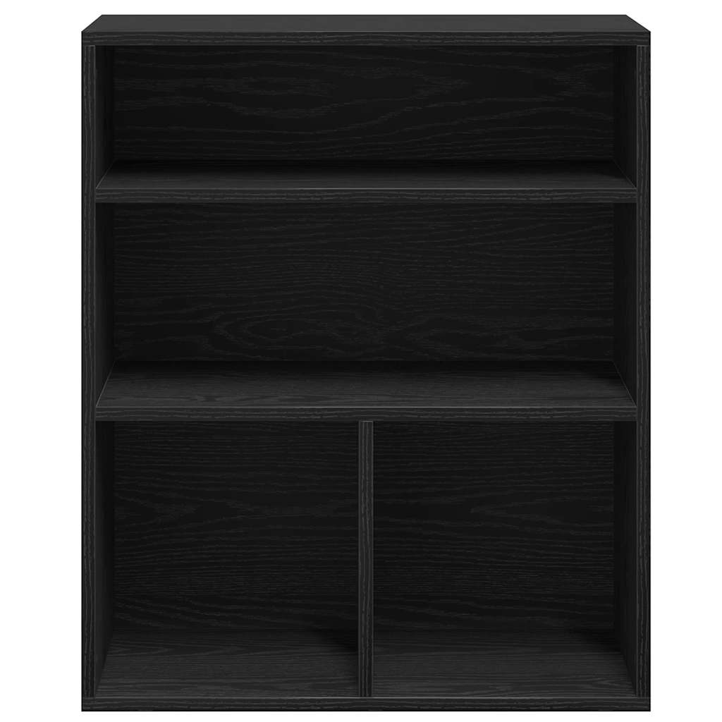 Book Cabinet Black 60x30x71,5 cm Engineered Wood