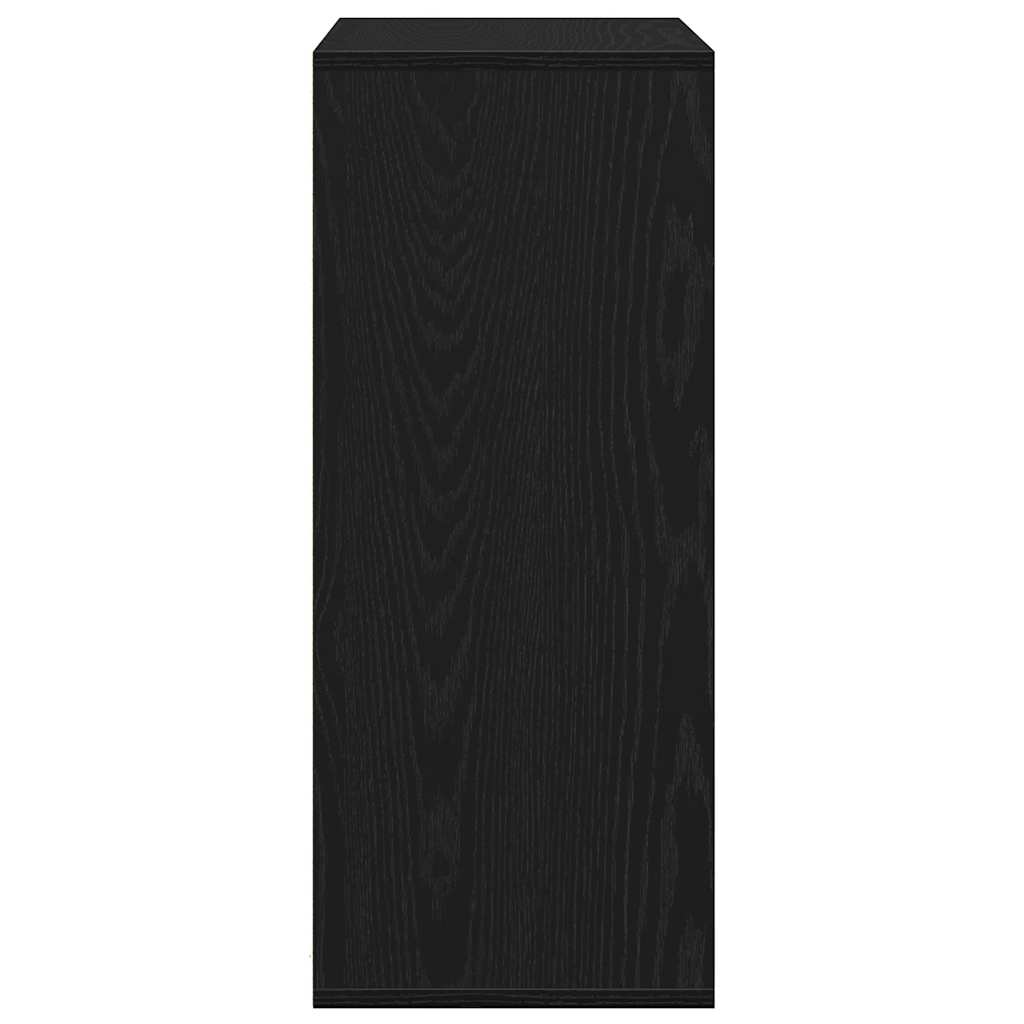 Book Cabinet Black 60x30x71,5 cm Engineered Wood