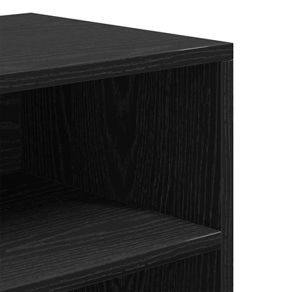Book Cabinet Black 60x30x71,5 cm Engineered Wood