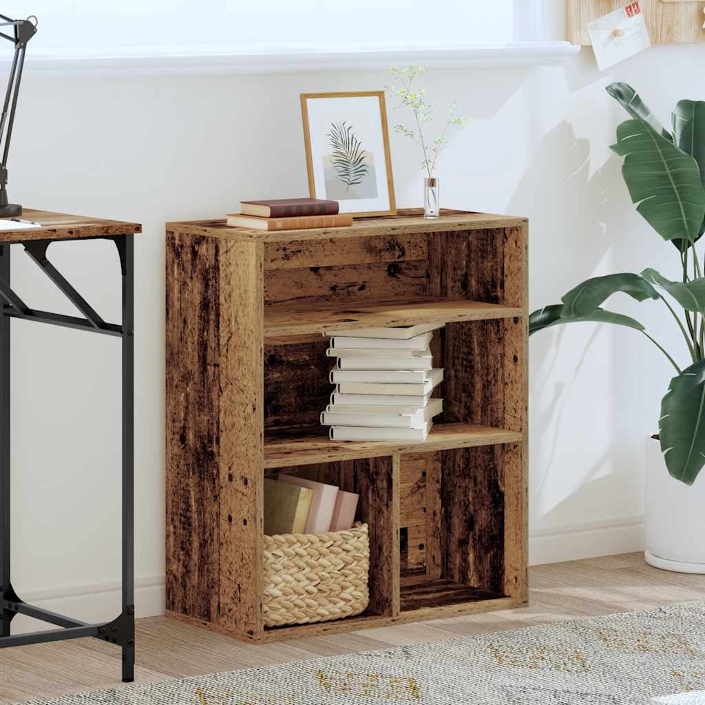 Book Cabinet Old Wood 60x30x71.5 cm Engineered Wood