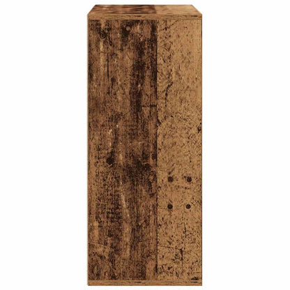 Book Cabinet Old Wood 60x30x71.5 cm Engineered Wood