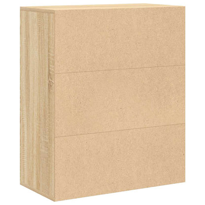Book Cabinet Sonoma Oak 60x30x71.5 cm Engineered Wood