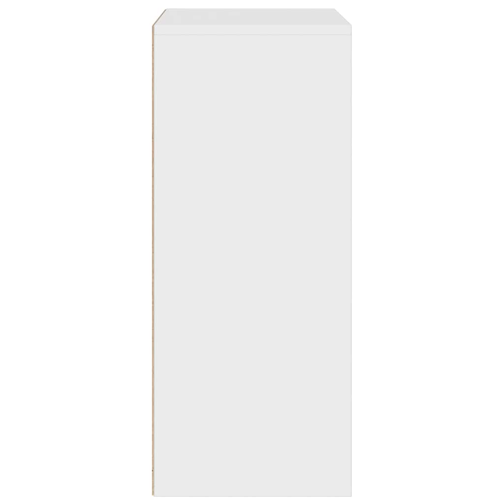 Book Cabinet White 60x30x71,5 cm Engineered Wood