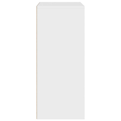 Book Cabinet White 60x30x71,5 cm Engineered Wood