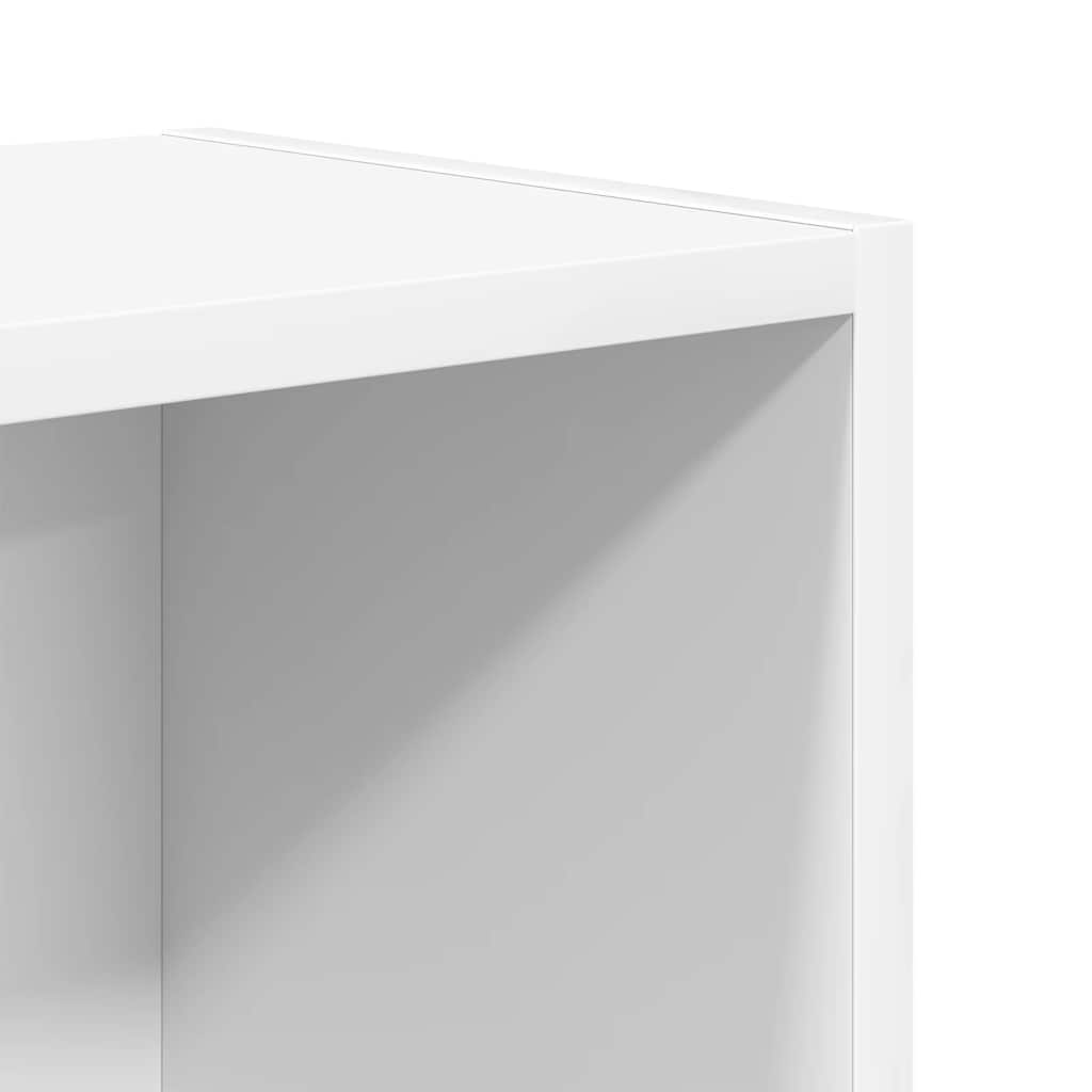 Bookcase White 31x24x52 cm Engineered Wood