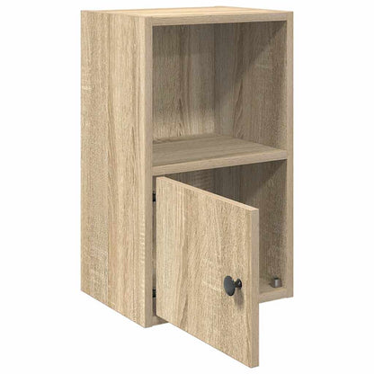 Bookcase Sonoma Oak 31x24x52 cm Engineered Wood