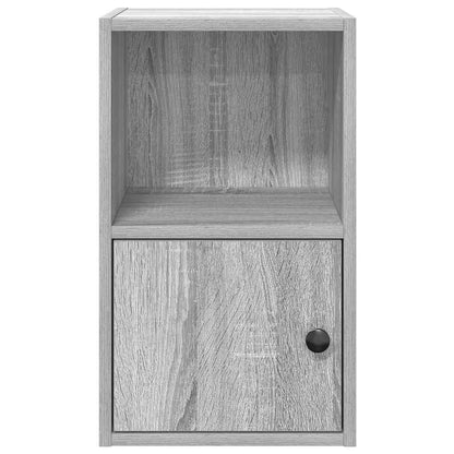 Bookcase Grey Sonoma 31x24x52 cm Engineered Wood