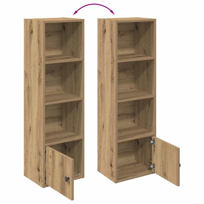 Bookcase Artisan Oak 31x24x102 cm Engineered Wood