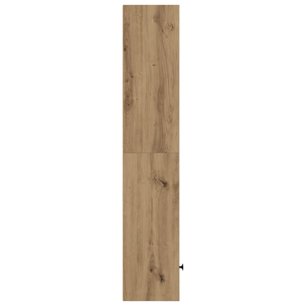 Bookcase Artisan Oak 31x24x127 cm Engineered Wood