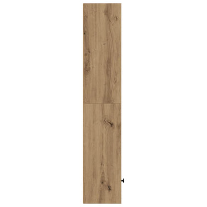 Bookcase Artisan Oak 31x24x127 cm Engineered Wood
