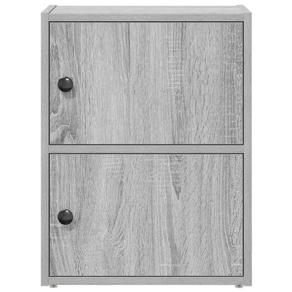 Bookcase Grey Sonoma 40x24x52 cm Engineered Wood