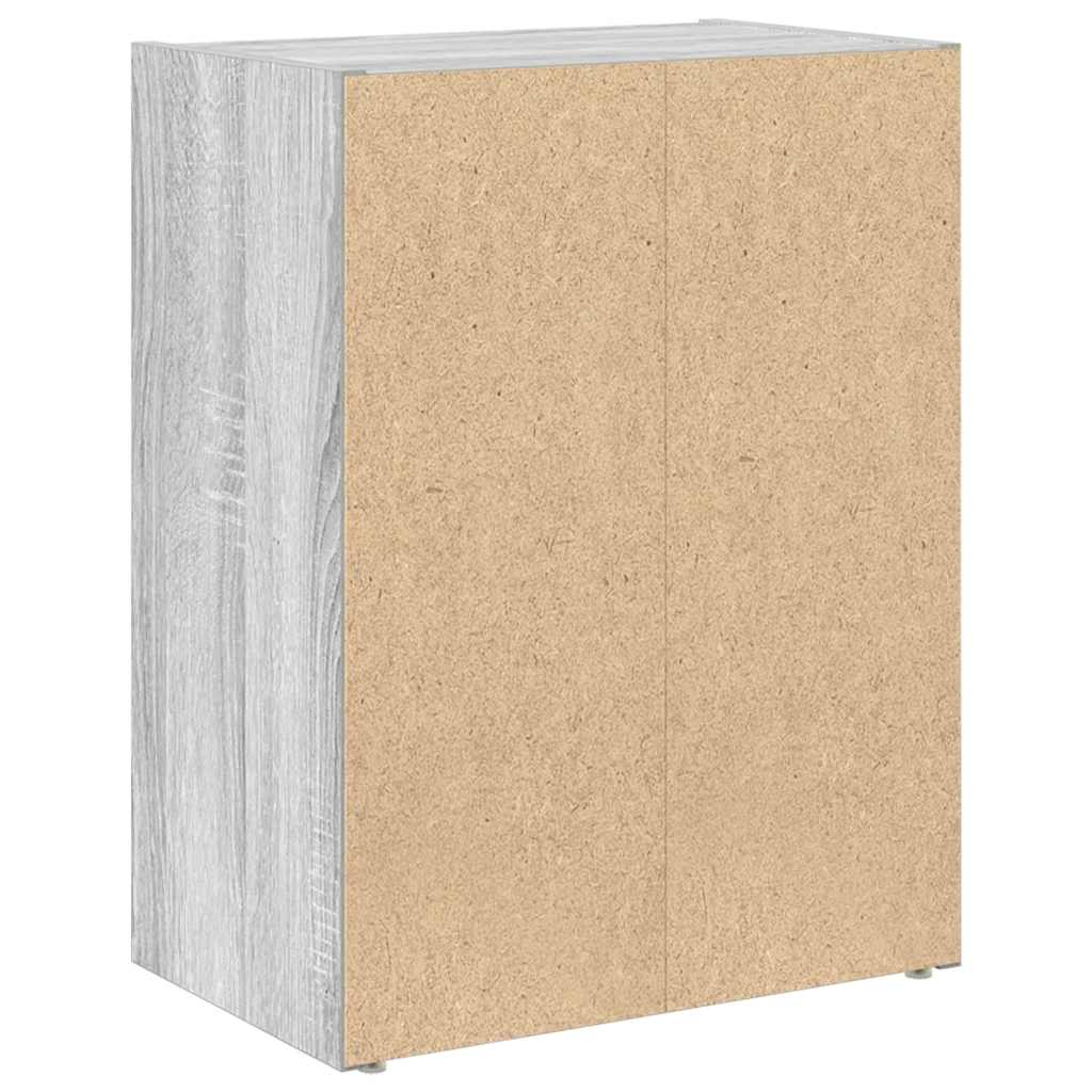 Bookcase Grey Sonoma 40x24x52 cm Engineered Wood