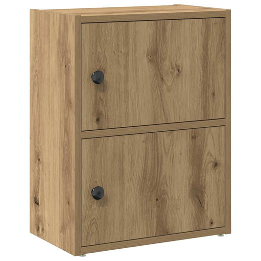 Bookcase Artisan Oak 40x24x52 cm Engineered Wood