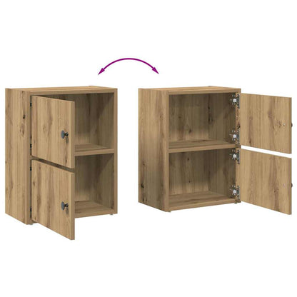 Bookcase Artisan Oak 40x24x52 cm Engineered Wood