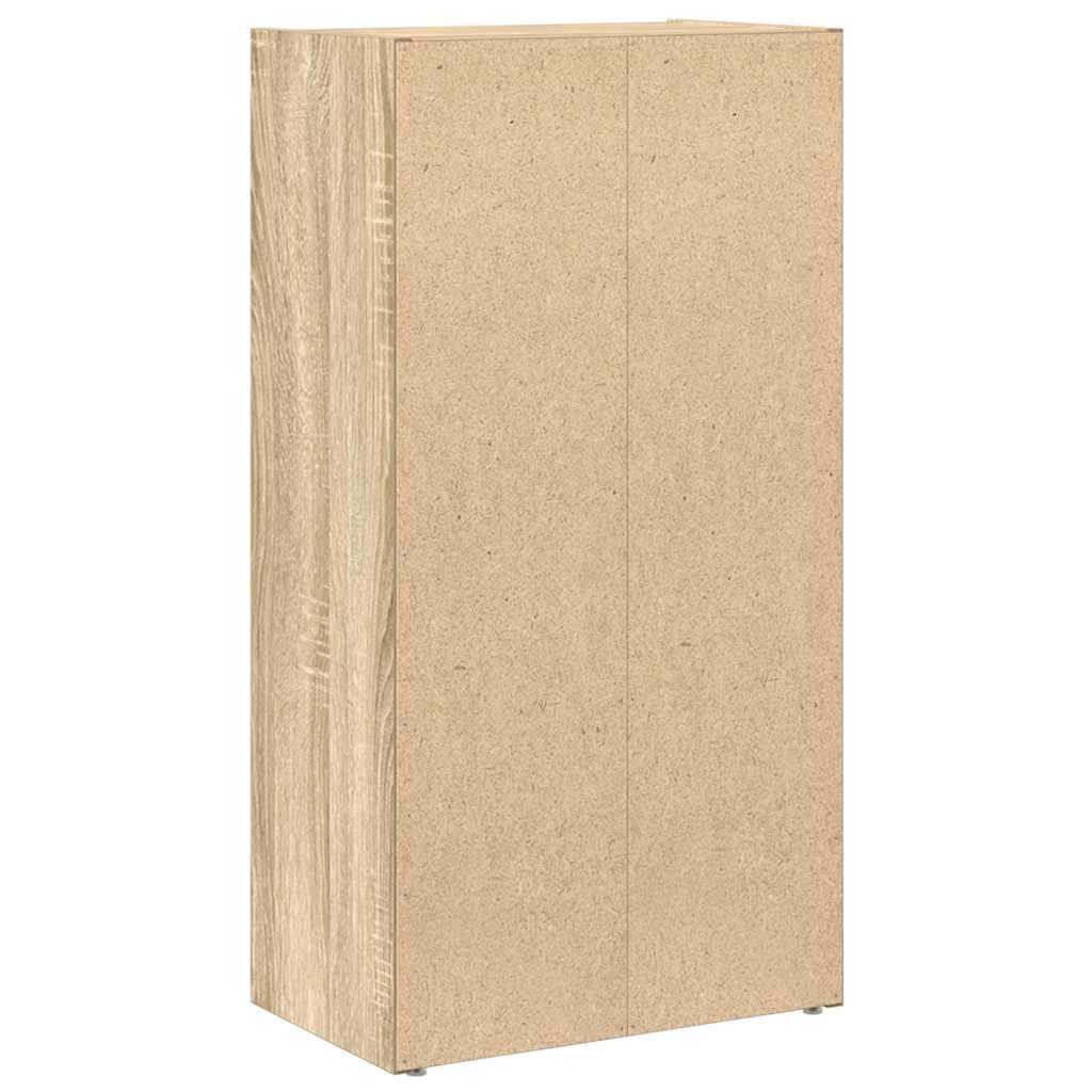 Bookcase Sonoma Oak 40x24x77 cm Engineered Wood