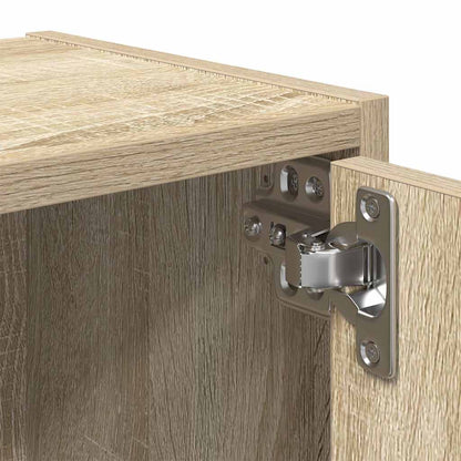 Bookcase Sonoma Oak 40x24x77 cm Engineered Wood