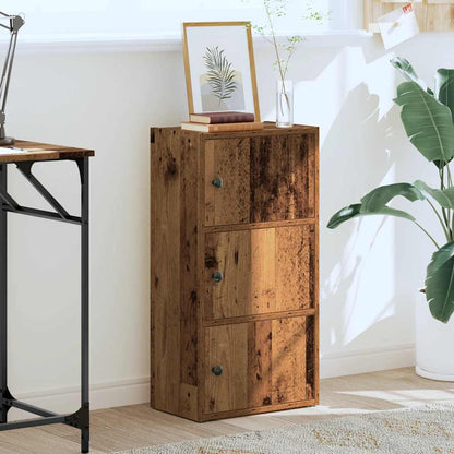 Bookcase Old Wood 40x24x77 cm Engineered Wood